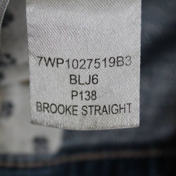 LUCKY BRAND Brooke Straight Jeans in Mid Wash Size 6 - Picture 9 of 10